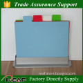 PP materail good quality four pcs one set Rectangle Cutting Board